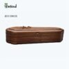 Solid Wood Coffin for Oversized Individuals - 图片 2